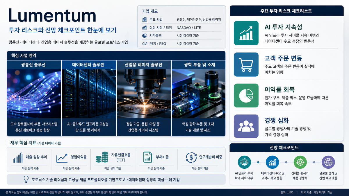 Lumentum Holdings Inc. 투자 리스크와 전망 이미지