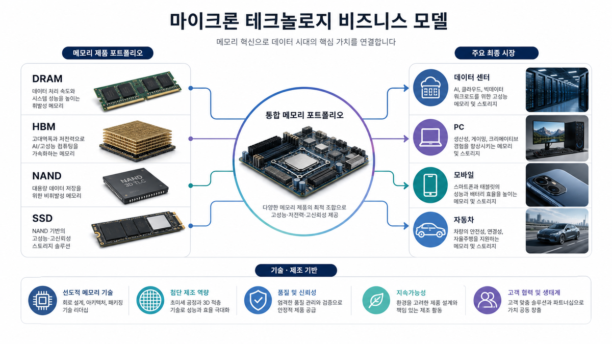 Micron Technology 비즈니스 모델 이미지
