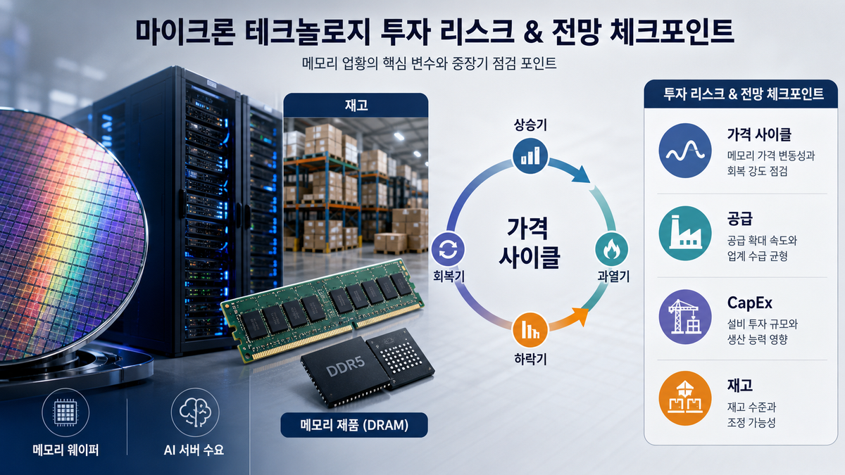 Micron Technology 투자 리스크와 전망 이미지