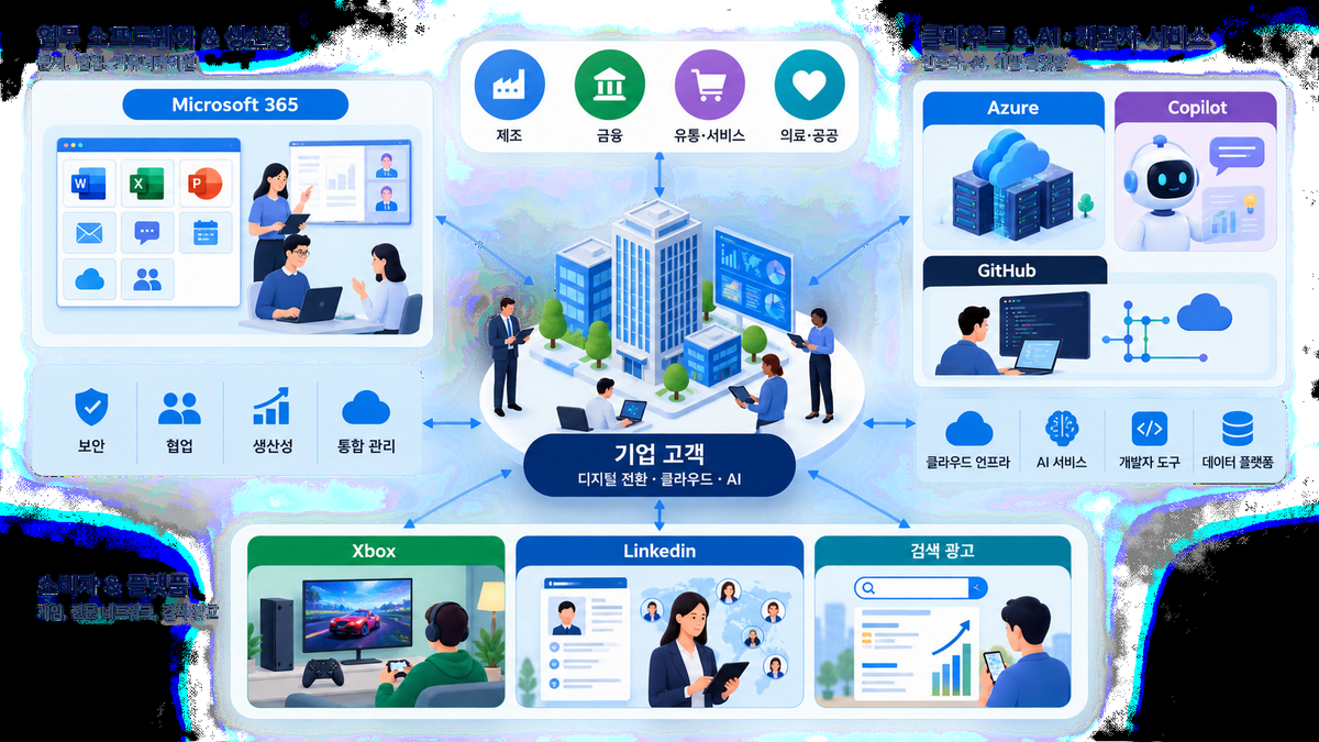 Microsoft 비즈니스 모델 이미지