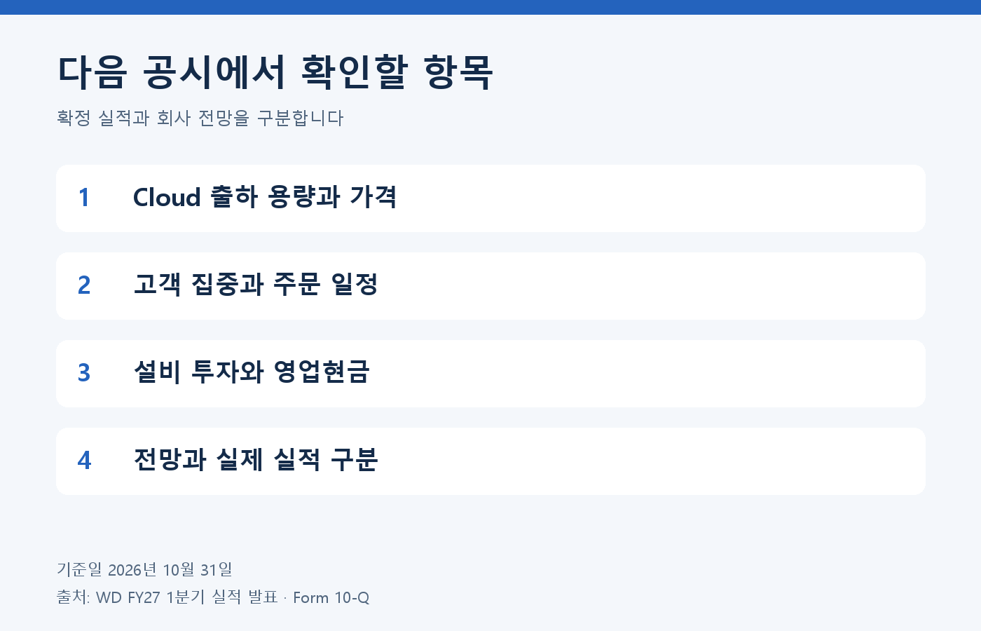 다음 공시에서 확인할 항목